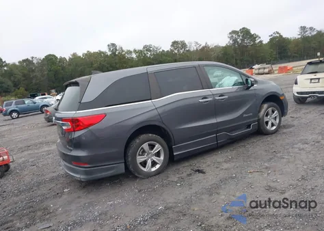 2019 Honda Odyssey Ex-L из США, поврежденный, VIN 5FNRL6H76KB101258